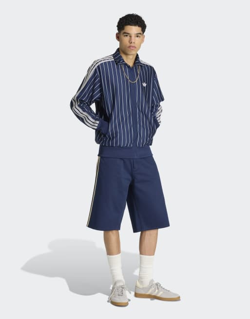 adidas Originals – Firebird – Trainingsjacke in Night Indigo mit Nadelstreifen, 3 von 5