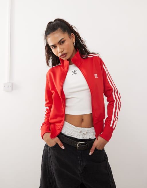 adidas Originals Firebird – Trainingsjacke in Rot ASOS