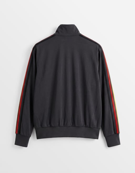 adidas Originals – Firebird – Trainingsjacke in Schwarz und Gold, 7 von 9
