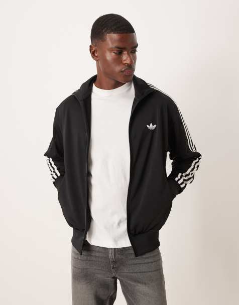 adidas Originals – Firebird – Trainingsjacke in Schwarz - view 1