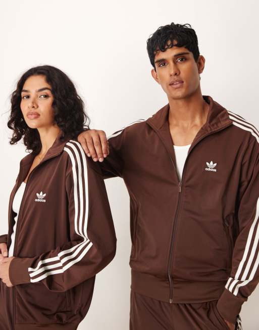 adidas Originals – Firebird – Trainingsoberteil in Braun, 3 von 4