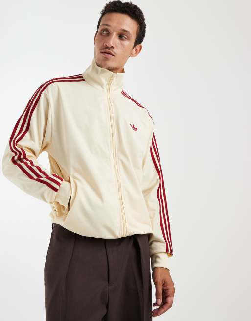 adidas Originals – Firebird – Trainingsoberteil in Warm Vanilla und Team Victory, 3 von 5
