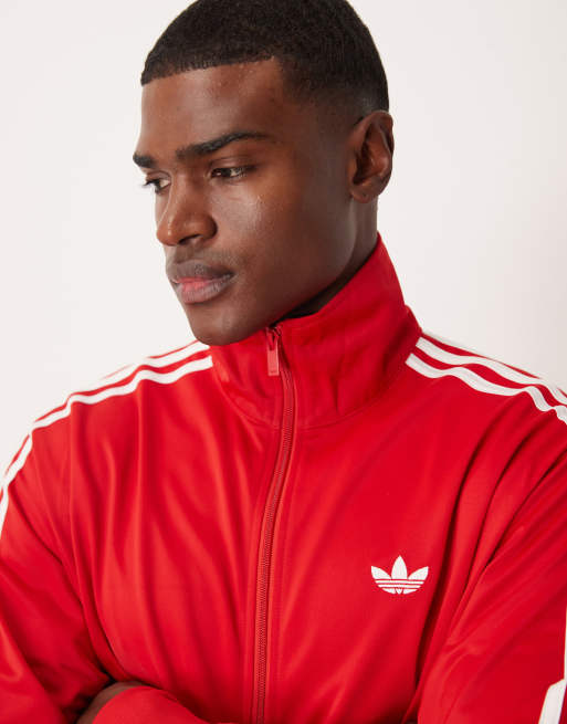 adidas Originals - Firebird - Trainingstop in rood, 4 van 5