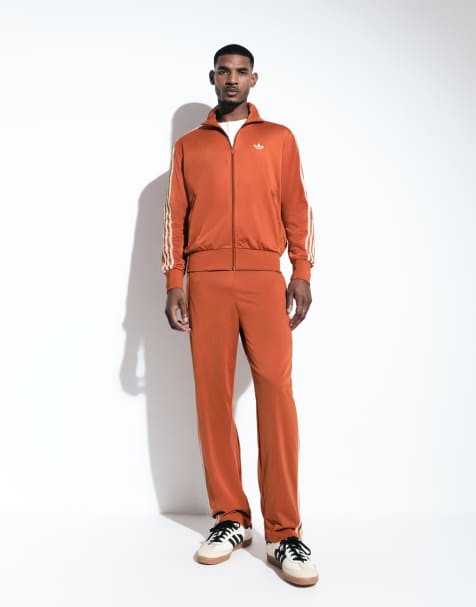 adidas Originals Firebird träningsbyxor i rost - exklusivt hos ASOS - view 1