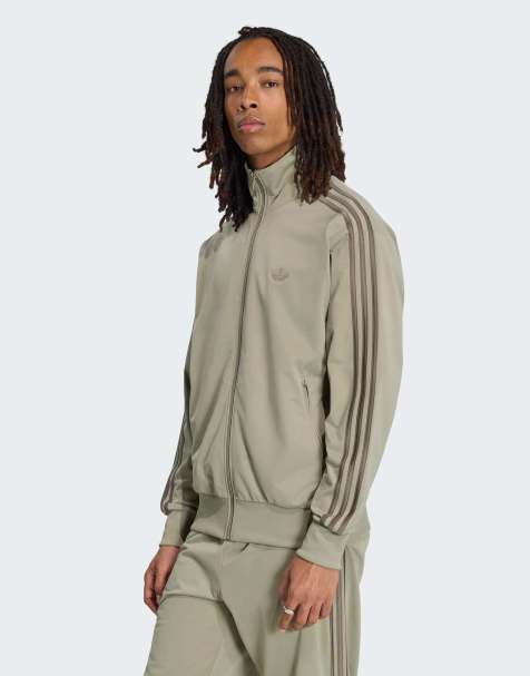 adidas Originals Firebird träningsjacka i silver pebble - view 1