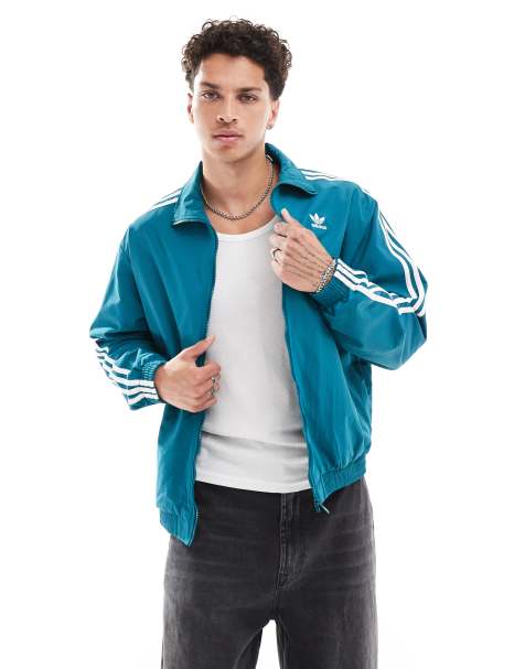 adidas Originals - Firebird – Turkusowy top dresowy - view 1