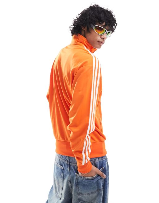 Adidas originals firebird track top orange best sale