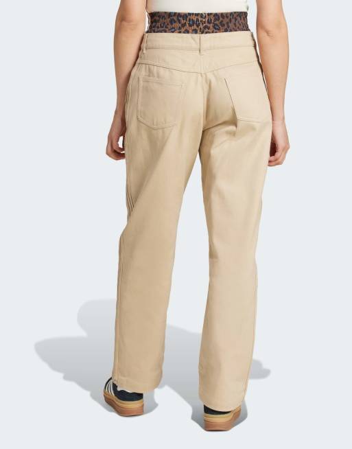 adidas Originals Firebird utility pants in stone khaki | ASOS