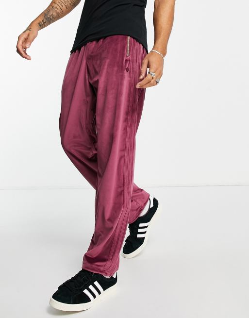 Adidas originals firebird velvet track pants sale