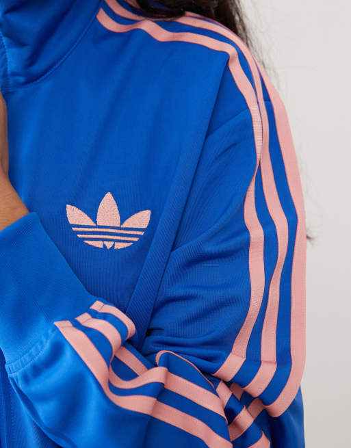 Veste Firebird Veste Adidas Bleu Et Orange Adidas Originals