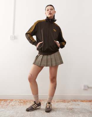 adidas Originals - Firebird - Veste de survêtement ample - Marron - view 1