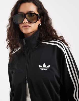 adidas Originals - Firebird - Veste de survêtement ample - Noir et blanc