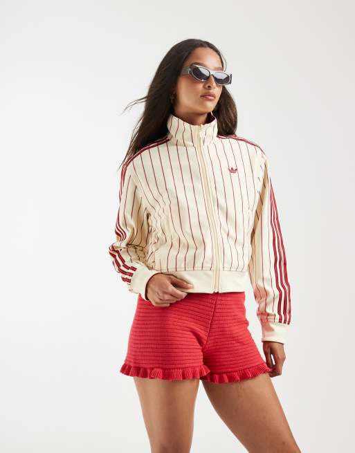 adidas Originals – Firebird – Wendbares Trainingsoberteil in Warm Vanilla/Team Victory, 4 von 4