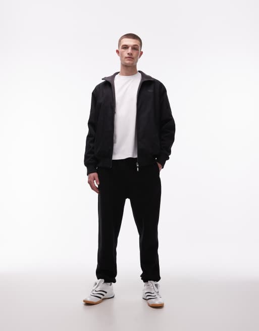 adidas Originals – Firebird – Wendejacke in verwaschenem Schwarz , 2 von 5