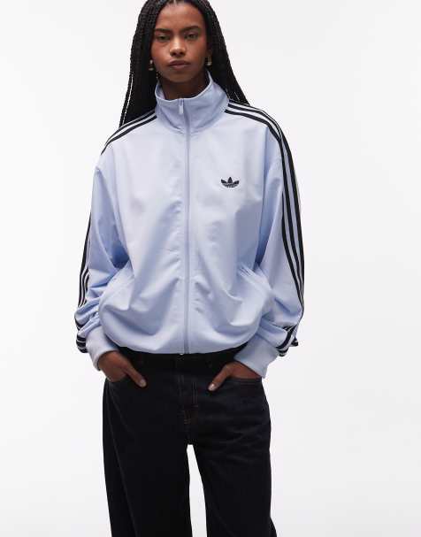 adidas Originals Firedbird track top in light blue - view 1