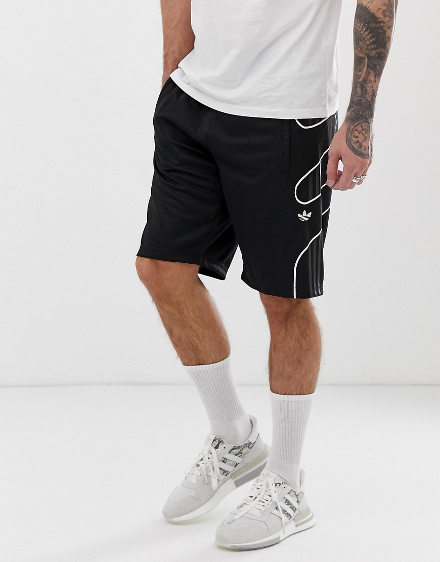 Adidas Originals – Flame Strike – Svarta shorts