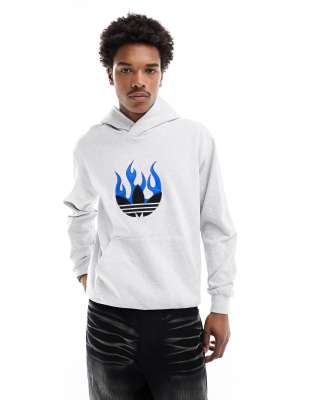 Flames Loose Hoodie main image 1