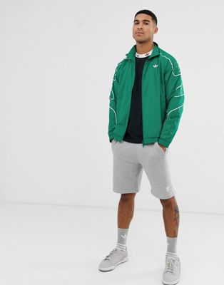 adidas originals flamestrike track jacket in green