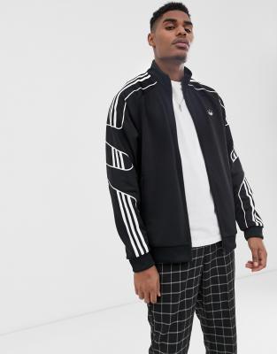 adidas originals flamestrike track jacket in green