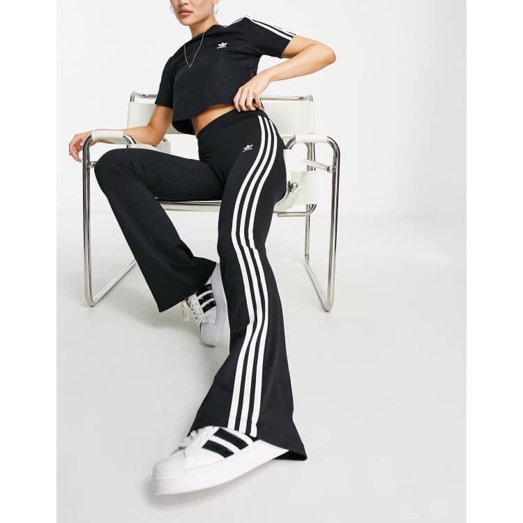 adidas Originals flared legging in black