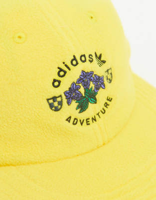 yellow adidas cap