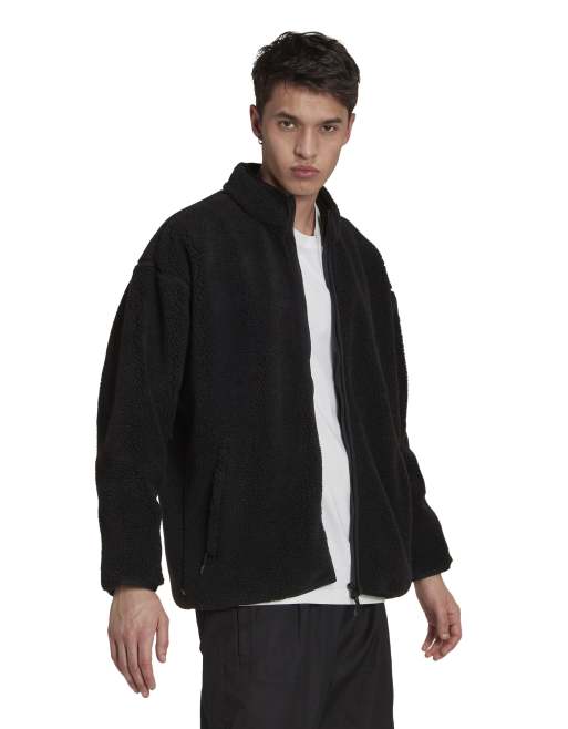 adidas Originals - Fleece jack in zwart