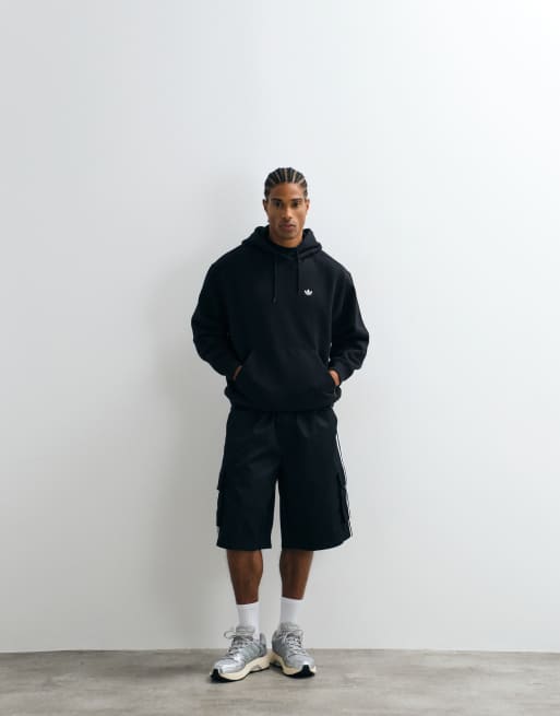 adidas Originals Fleece-Kapuzenpullover in Schwarz, 2 von 5