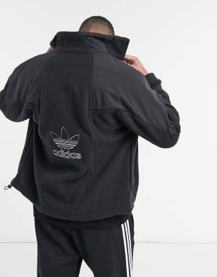 adidas fleece track jacket