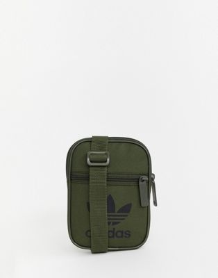 adidas originals flight bag in khaki