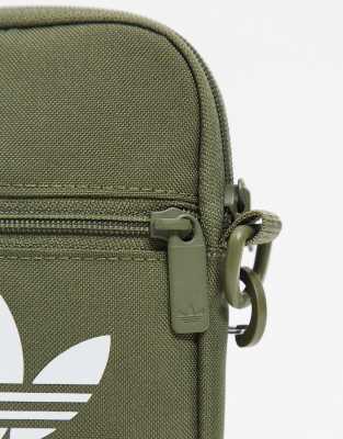 adidas originals flight bag in khaki