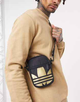 adidas originals flight bag in khaki