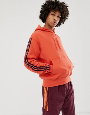 orange adidas originals hoodie