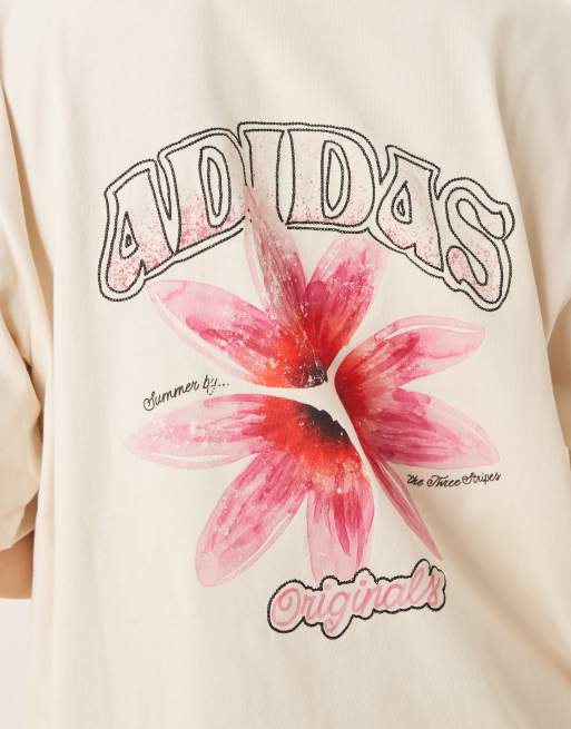 Floral Addida T Shirt Adidas Originals Floral Graphic T-shirt In