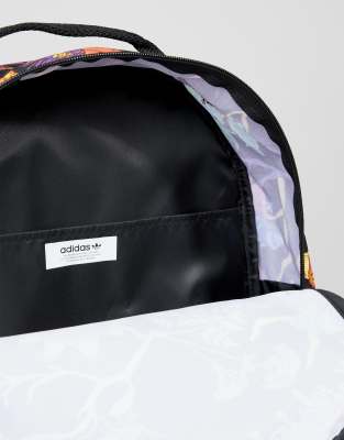 adidas originals floral print backpack
