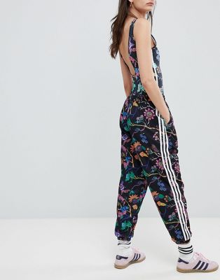 floral print adidas track pants