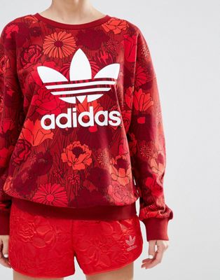 adidas originals flower hoodie