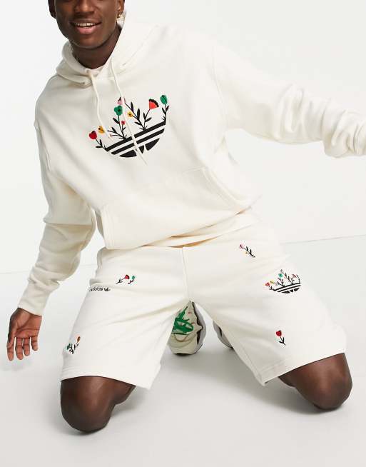 Adidas hot sale embroidered shorts