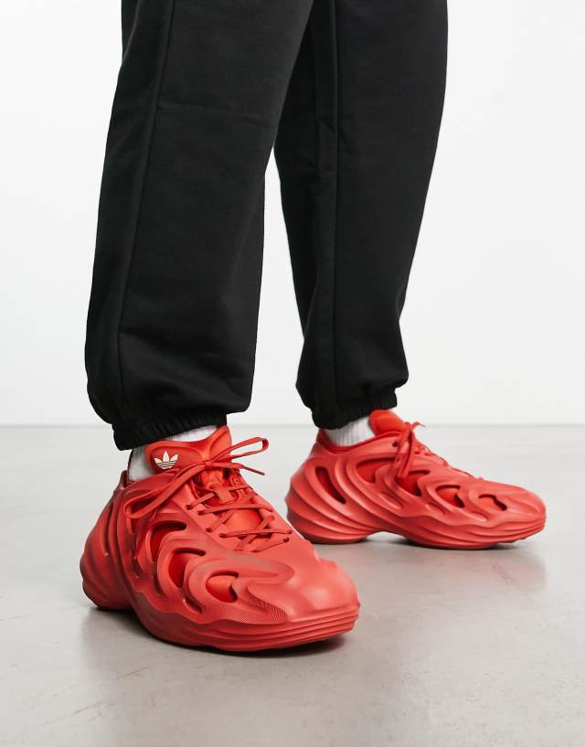 adidas Originals FOM Quake sneakers in red