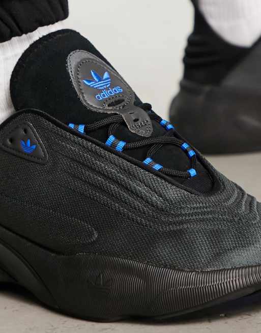 black adidas walking trainers