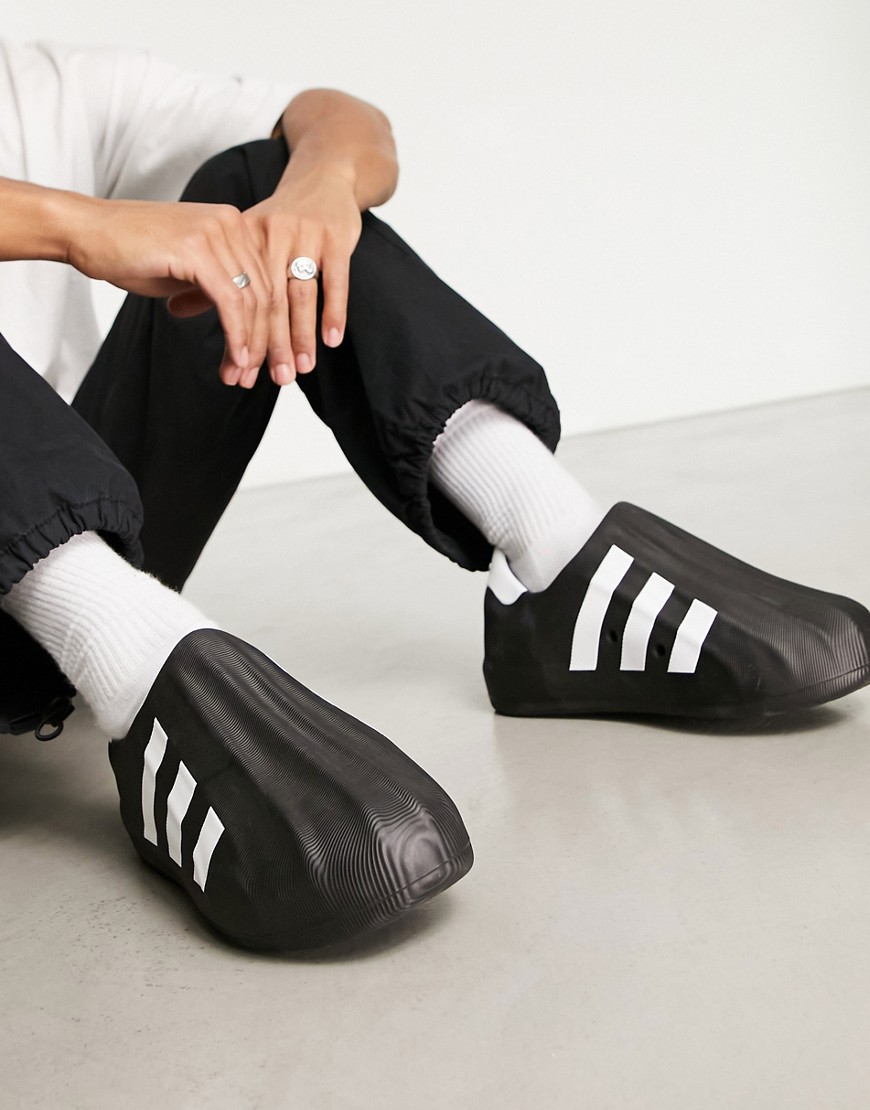 adidas Originals FOM Superstar trainers in black and white