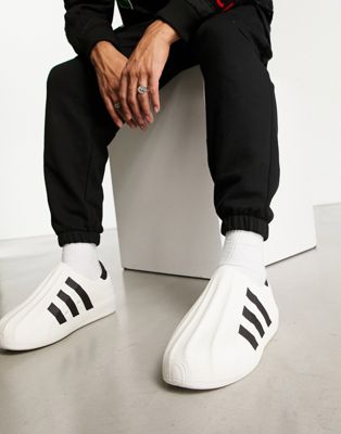 adidas Originals FOM Superstar trainers in white and black