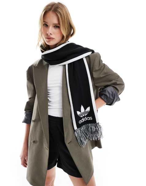 adidas Originals football scarf in black - view 1