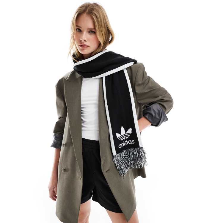 adidas Originals football scarf in black | ASOS
