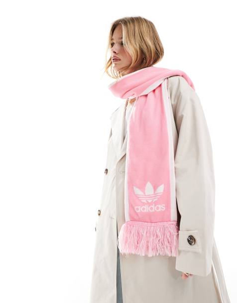 adidas Originals football scarf in bliss pink - view 1