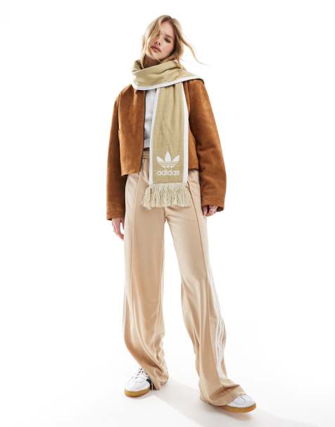 adidas Originals football scarf in magic beige - view 1
