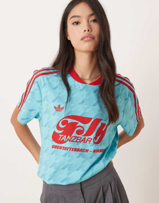 adidas Originals football shirt in blue