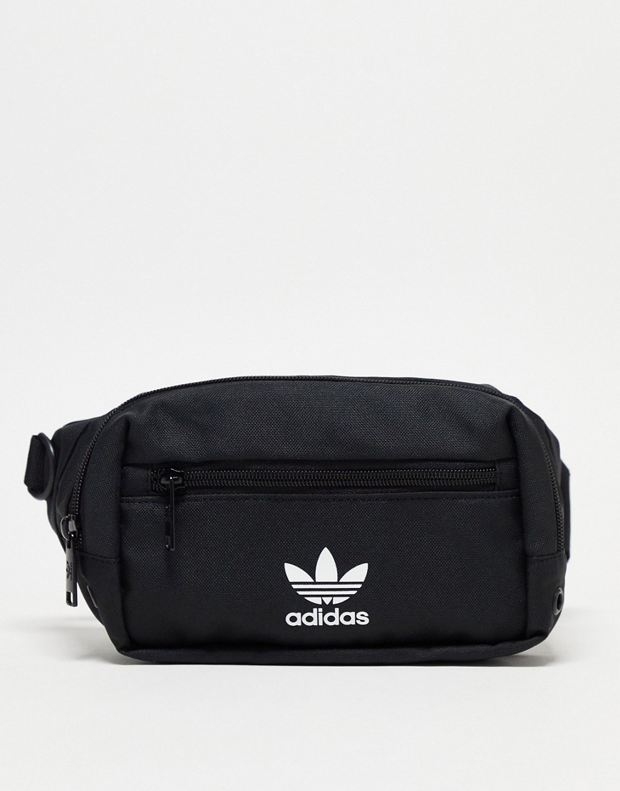 Adidas Originals For All Waist Pack In Black And White