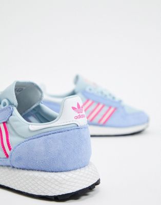 Sneakers blu e rosa - adidas Originals - Forest Grove - donna