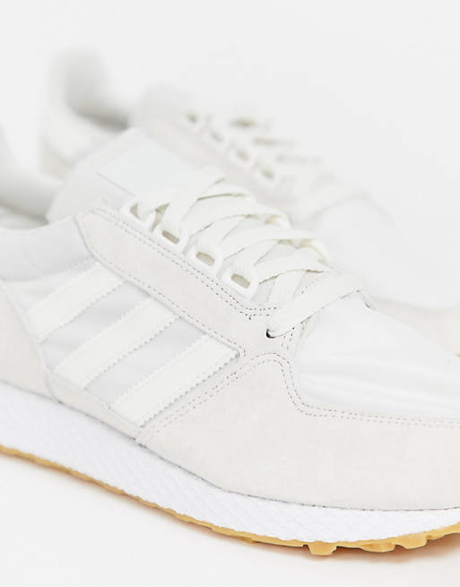 Strawberry powder this adidas Originals Forest Grove sneakers in white | ASOS