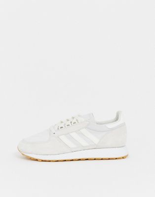 adidas originals white forest grove sneakers